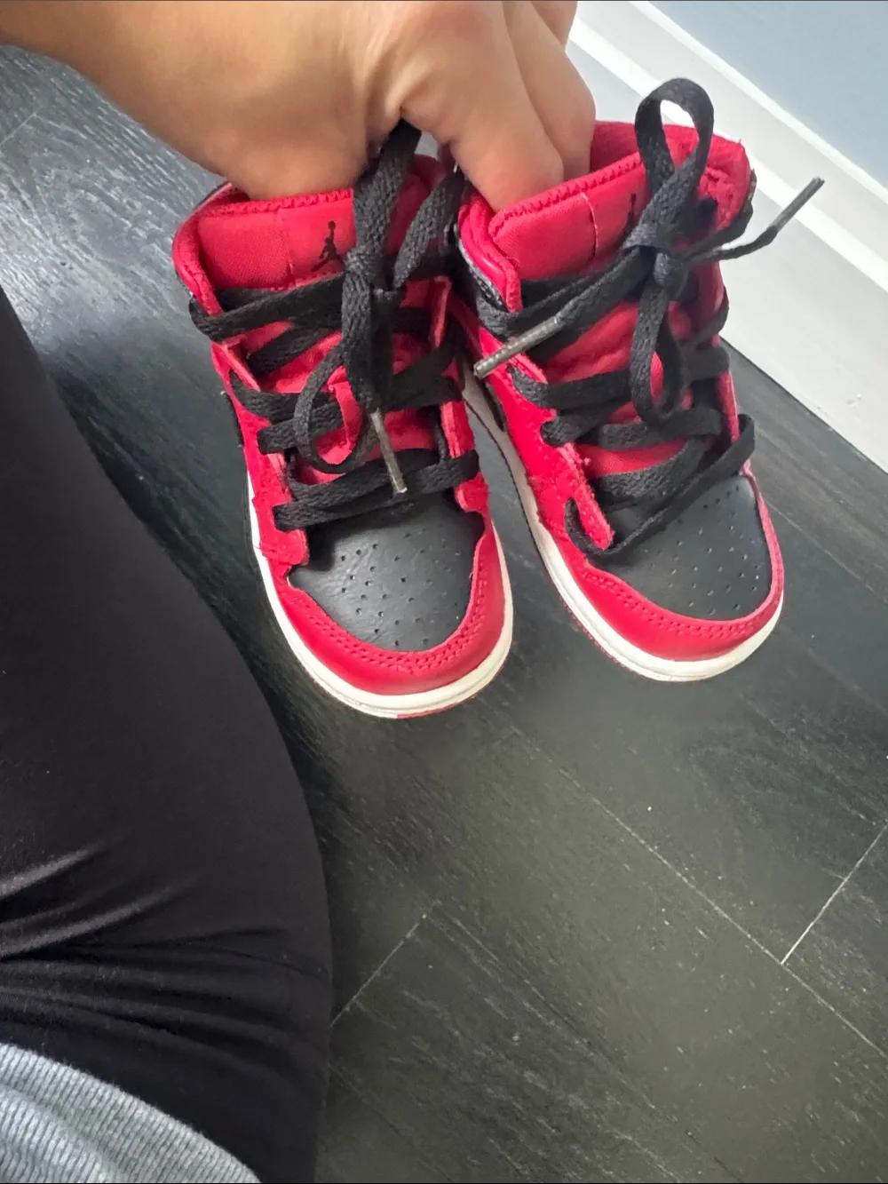 Jordan Kids Sneakers - Red and Black